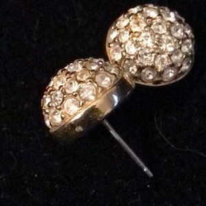 Jewelry - Crystal rhinestone pave dome stud earrings Jewelry - Crystal rhinestone pave dome stud earrings